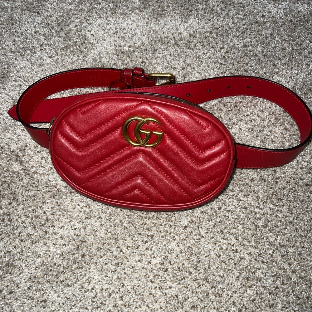 Gucci marmont belt bag